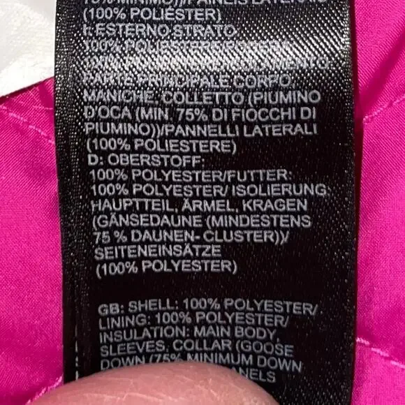 North Face Coat Girls Aconcagua 550 Colorful Down Filled Jacket - Picture 12 of 12